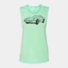 Bella + Canvas - Women's Flowy Scoop Muscle Tank - 8803 Thumbnail