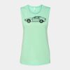Bella + Canvas - Women's Flowy Scoop Muscle Tank - 8803 Thumbnail