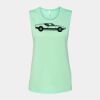 Bella + Canvas - Women's Flowy Scoop Muscle Tank - 8803 Thumbnail