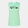 Bella + Canvas - Women's Flowy Scoop Muscle Tank - 8803 Thumbnail