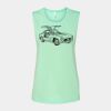 Bella + Canvas - Women's Flowy Scoop Muscle Tank - 8803 Thumbnail