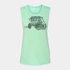 Bella + Canvas - Women's Flowy Scoop Muscle Tank - 8803 Thumbnail