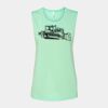 Bella + Canvas - Women's Flowy Scoop Muscle Tank - 8803 Thumbnail