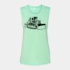 Bella + Canvas - Women's Flowy Scoop Muscle Tank - 8803 Thumbnail