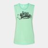 Bella + Canvas - Women's Flowy Scoop Muscle Tank - 8803 Thumbnail