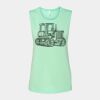 Bella + Canvas - Women's Flowy Scoop Muscle Tank - 8803 Thumbnail