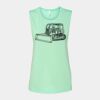 Bella + Canvas - Women's Flowy Scoop Muscle Tank - 8803 Thumbnail
