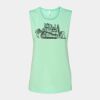 Bella + Canvas - Women's Flowy Scoop Muscle Tank - 8803 Thumbnail