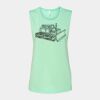 Bella + Canvas - Women's Flowy Scoop Muscle Tank - 8803 Thumbnail