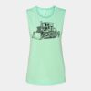 Bella + Canvas - Women's Flowy Scoop Muscle Tank - 8803 Thumbnail