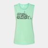 Bella + Canvas - Women's Flowy Scoop Muscle Tank - 8803 Thumbnail