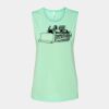 Bella + Canvas - Women's Flowy Scoop Muscle Tank - 8803 Thumbnail
