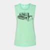 Bella + Canvas - Women's Flowy Scoop Muscle Tank - 8803 Thumbnail