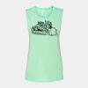 Bella + Canvas - Women's Flowy Scoop Muscle Tank - 8803 Thumbnail