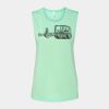 Bella + Canvas - Women's Flowy Scoop Muscle Tank - 8803 Thumbnail