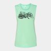 Bella + Canvas - Women's Flowy Scoop Muscle Tank - 8803 Thumbnail