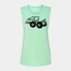 Bella + Canvas - Women's Flowy Scoop Muscle Tank - 8803 Thumbnail