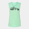 Bella + Canvas - Women's Flowy Scoop Muscle Tank - 8803 Thumbnail