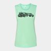 Bella + Canvas - Women's Flowy Scoop Muscle Tank - 8803 Thumbnail