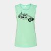 Bella + Canvas - Women's Flowy Scoop Muscle Tank - 8803 Thumbnail