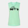 Bella + Canvas - Women's Flowy Scoop Muscle Tank - 8803 Thumbnail