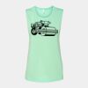 Bella + Canvas - Women's Flowy Scoop Muscle Tank - 8803 Thumbnail