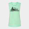 Bella + Canvas - Women's Flowy Scoop Muscle Tank - 8803 Thumbnail