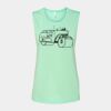 Bella + Canvas - Women's Flowy Scoop Muscle Tank - 8803 Thumbnail