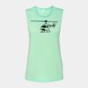 Bella + Canvas - Women's Flowy Scoop Muscle Tank - 8803 Thumbnail