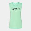 Bella + Canvas - Women's Flowy Scoop Muscle Tank - 8803 Thumbnail