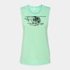 Bella + Canvas - Women's Flowy Scoop Muscle Tank - 8803 Thumbnail