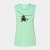 Bella + Canvas - Women's Flowy Scoop Muscle Tank - 8803 Thumbnail
