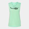 Bella + Canvas - Women's Flowy Scoop Muscle Tank - 8803 Thumbnail