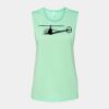 Bella + Canvas - Women's Flowy Scoop Muscle Tank - 8803 Thumbnail