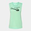 Bella + Canvas - Women's Flowy Scoop Muscle Tank - 8803 Thumbnail