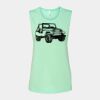 Bella + Canvas - Women's Flowy Scoop Muscle Tank - 8803 Thumbnail
