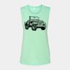 Bella + Canvas - Women's Flowy Scoop Muscle Tank - 8803 Thumbnail