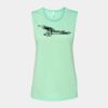 Bella + Canvas - Women's Flowy Scoop Muscle Tank - 8803 Thumbnail