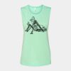 Bella + Canvas - Women's Flowy Scoop Muscle Tank - 8803 Thumbnail