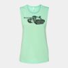 Bella + Canvas - Women's Flowy Scoop Muscle Tank - 8803 Thumbnail
