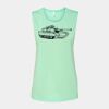 Bella + Canvas - Women's Flowy Scoop Muscle Tank - 8803 Thumbnail