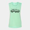Bella + Canvas - Women's Flowy Scoop Muscle Tank - 8803 Thumbnail
