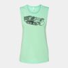 Bella + Canvas - Women's Flowy Scoop Muscle Tank - 8803 Thumbnail