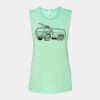 Bella + Canvas - Women's Flowy Scoop Muscle Tank - 8803 Thumbnail