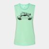 Bella + Canvas - Women's Flowy Scoop Muscle Tank - 8803 Thumbnail