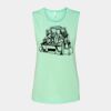 Bella + Canvas - Women's Flowy Scoop Muscle Tank - 8803 Thumbnail
