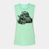 Bella + Canvas - Women's Flowy Scoop Muscle Tank - 8803 Thumbnail