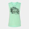 Bella + Canvas - Women's Flowy Scoop Muscle Tank - 8803 Thumbnail