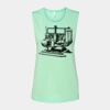 Bella + Canvas - Women's Flowy Scoop Muscle Tank - 8803 Thumbnail