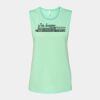 Bella + Canvas - Women's Flowy Scoop Muscle Tank - 8803 Thumbnail